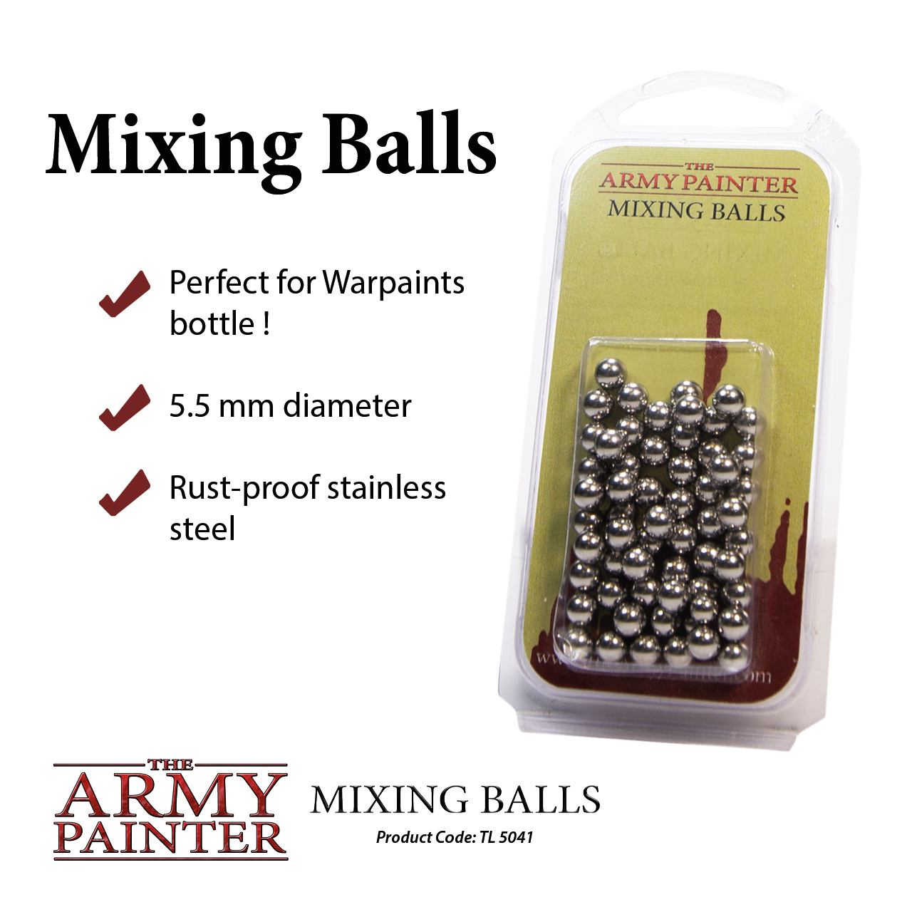 Army Painter Paint Mixing Balls (TL5041) Panzer Command